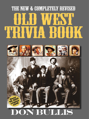 cover image of Old West Trivia Book